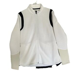 Under Armour Storm Cold Gear   Full Zip Jacket White Women's Size L